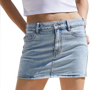 pacsun jean skirt